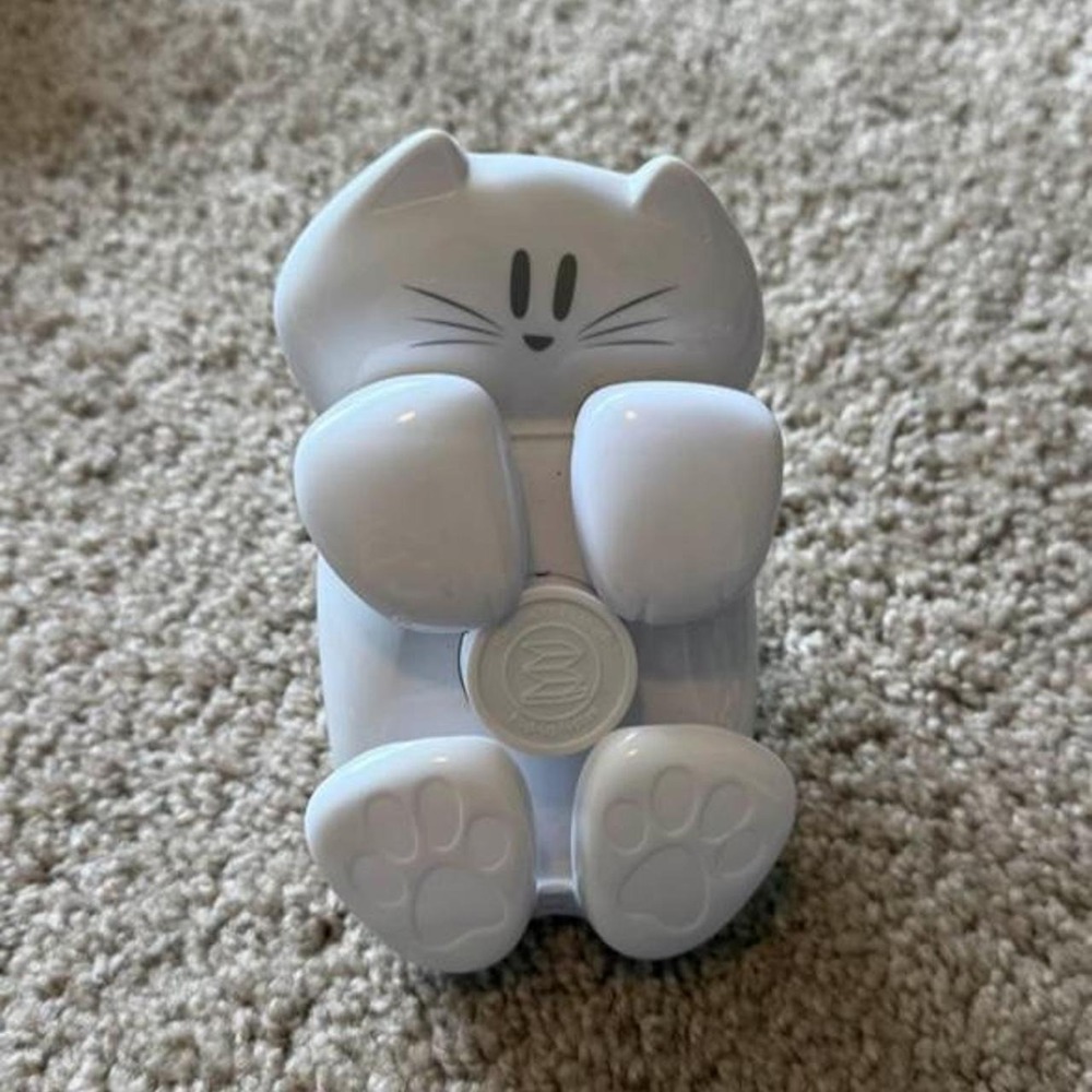 Post-it Cat Pop-up Note Dispenser White Kitten Sticky Note Holder CAT-330
